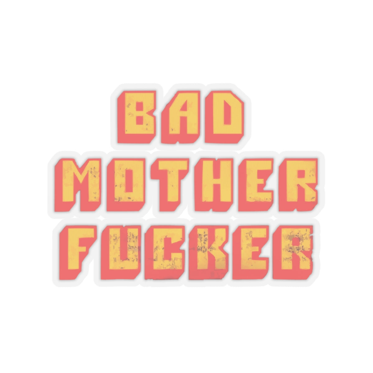 Bad Mother F*cker Sticker Inspired by Pulp Fiction Jules Winnfield Wallet  (4 Sizes)