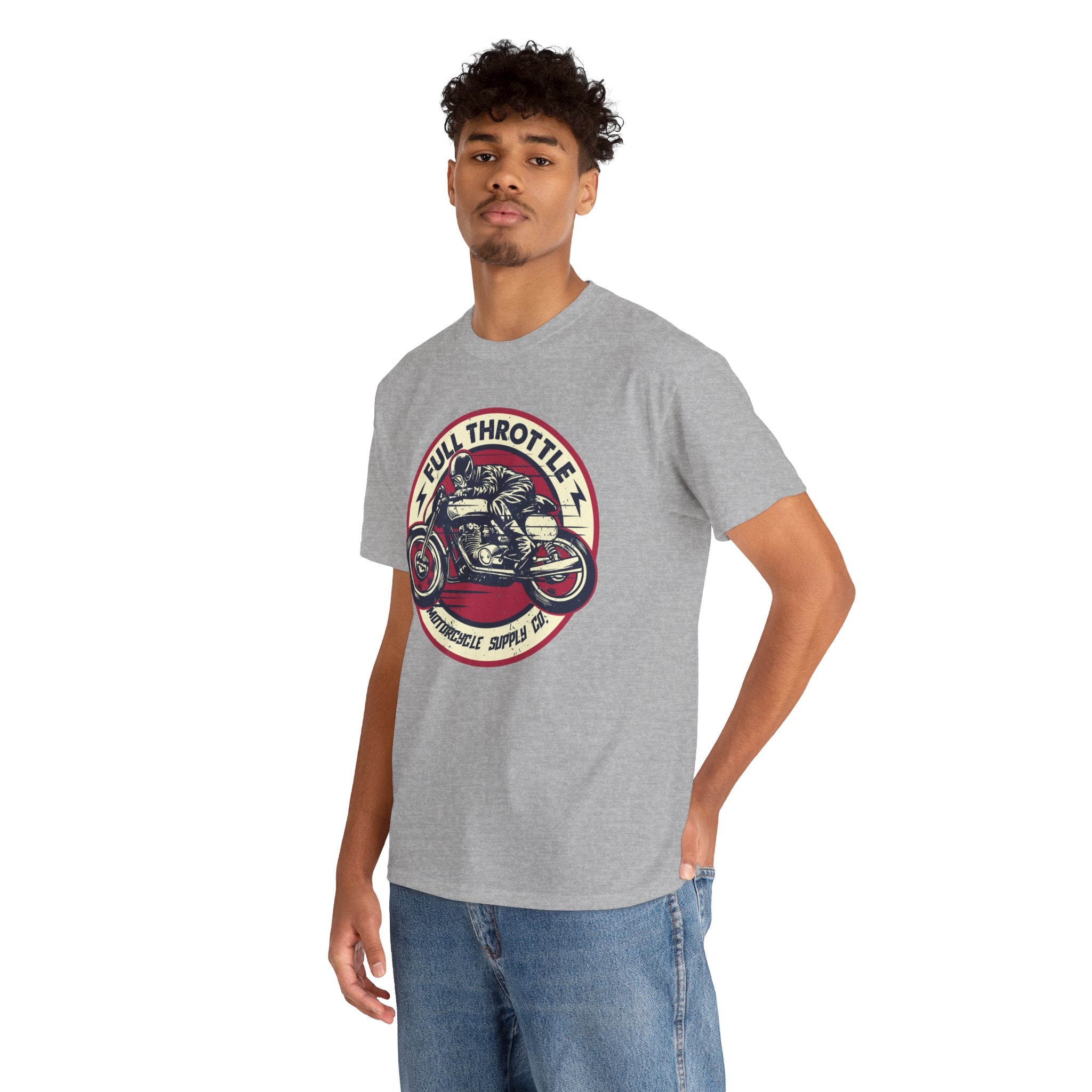 Unisex Full Thorotle Custom Graphic Motorcycle T-Shirt (5 Colors)