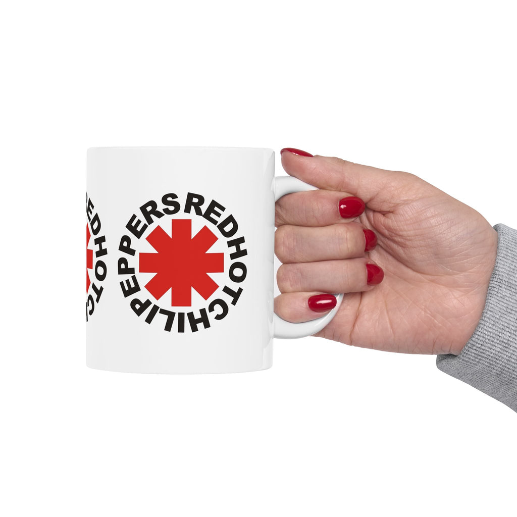 Red Hot Chili Peppers Mug 11oz Ceramic Coffee Mug | Ideal for Rock Music and RHCP Fans