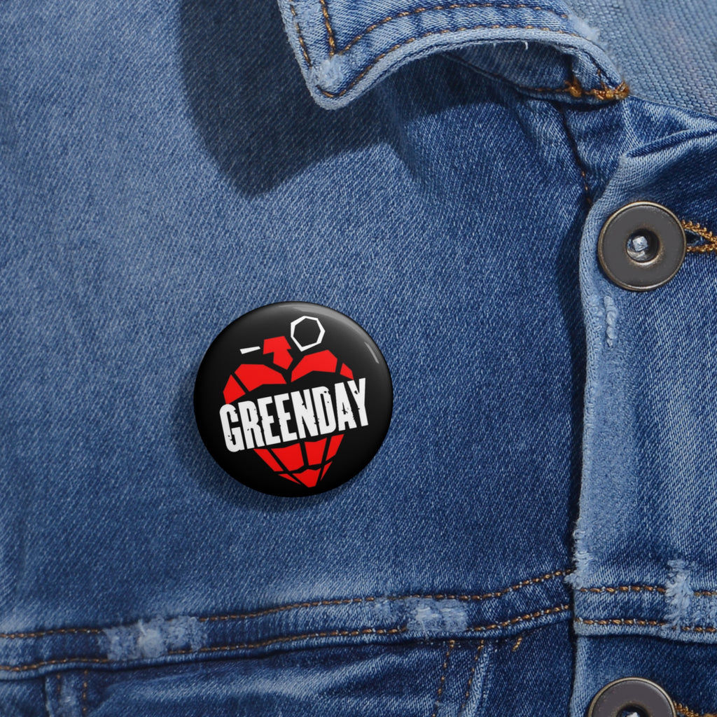 Green Day American Idiot Inspired Rock Band Pin Button (3 Sizes)