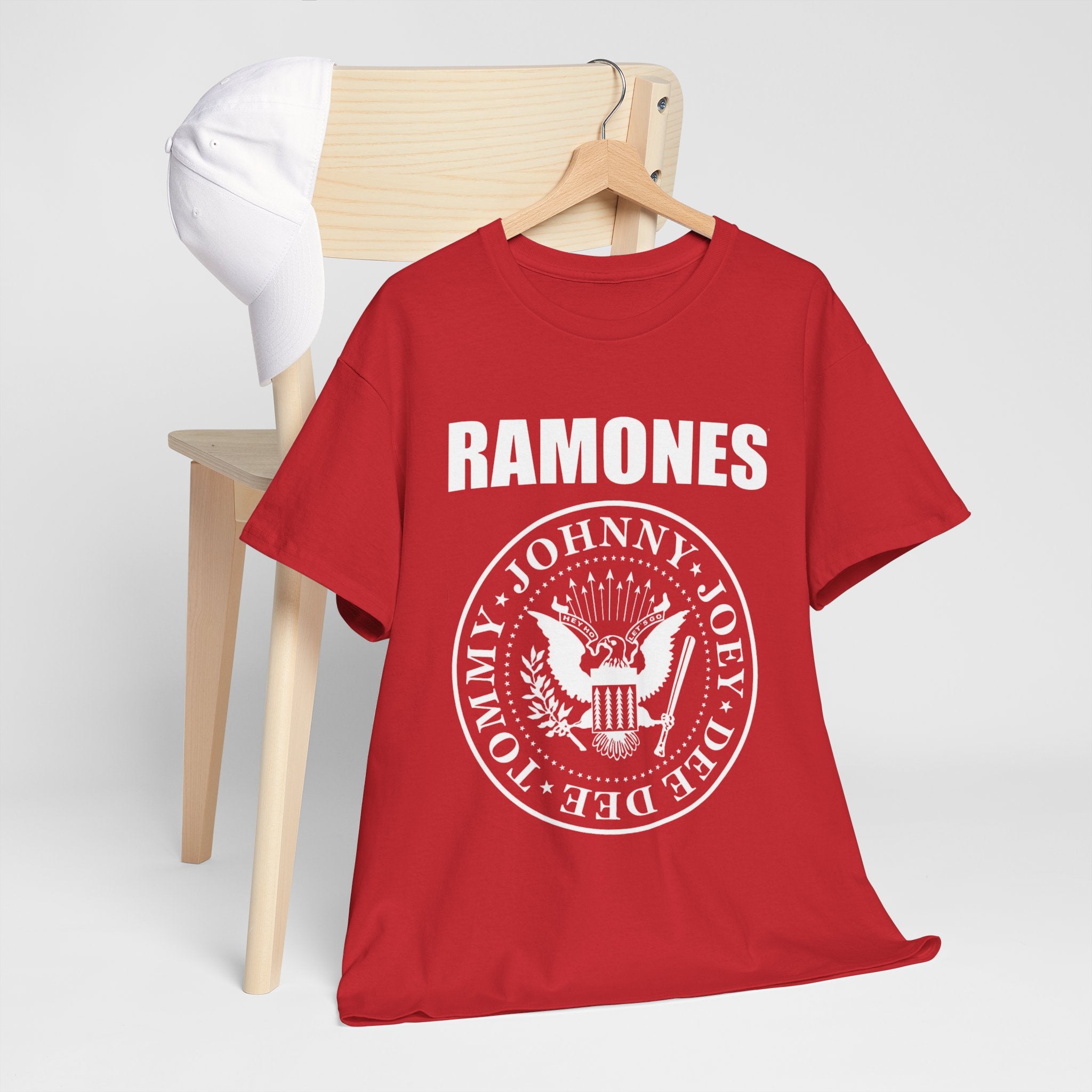 Unisex Ramones Inspired Punk Rock Band Vintage Tee | Joey Johnny Dee Dee Tommy Ramone Fan Shirt