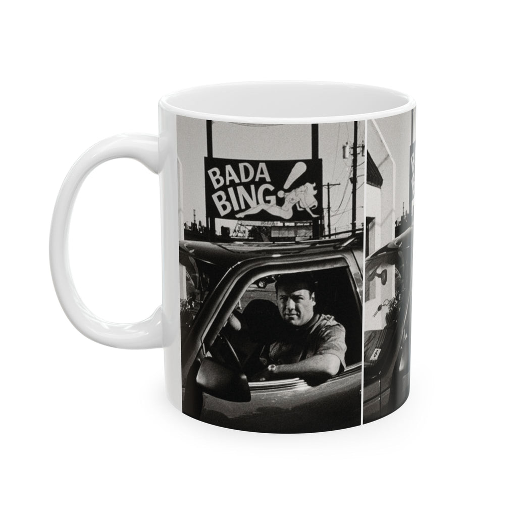 Tony Soprano Bada Bing Mug 11oz Ceramic Coffee Mug | The Sopranos Inspired Coffee Cup Gift for Crime Drama Fans