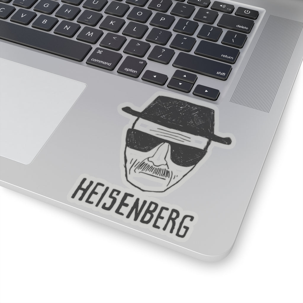 Breaking Bad Heisenberg Custom Sticker With Walter White illustration (4 Sizes)