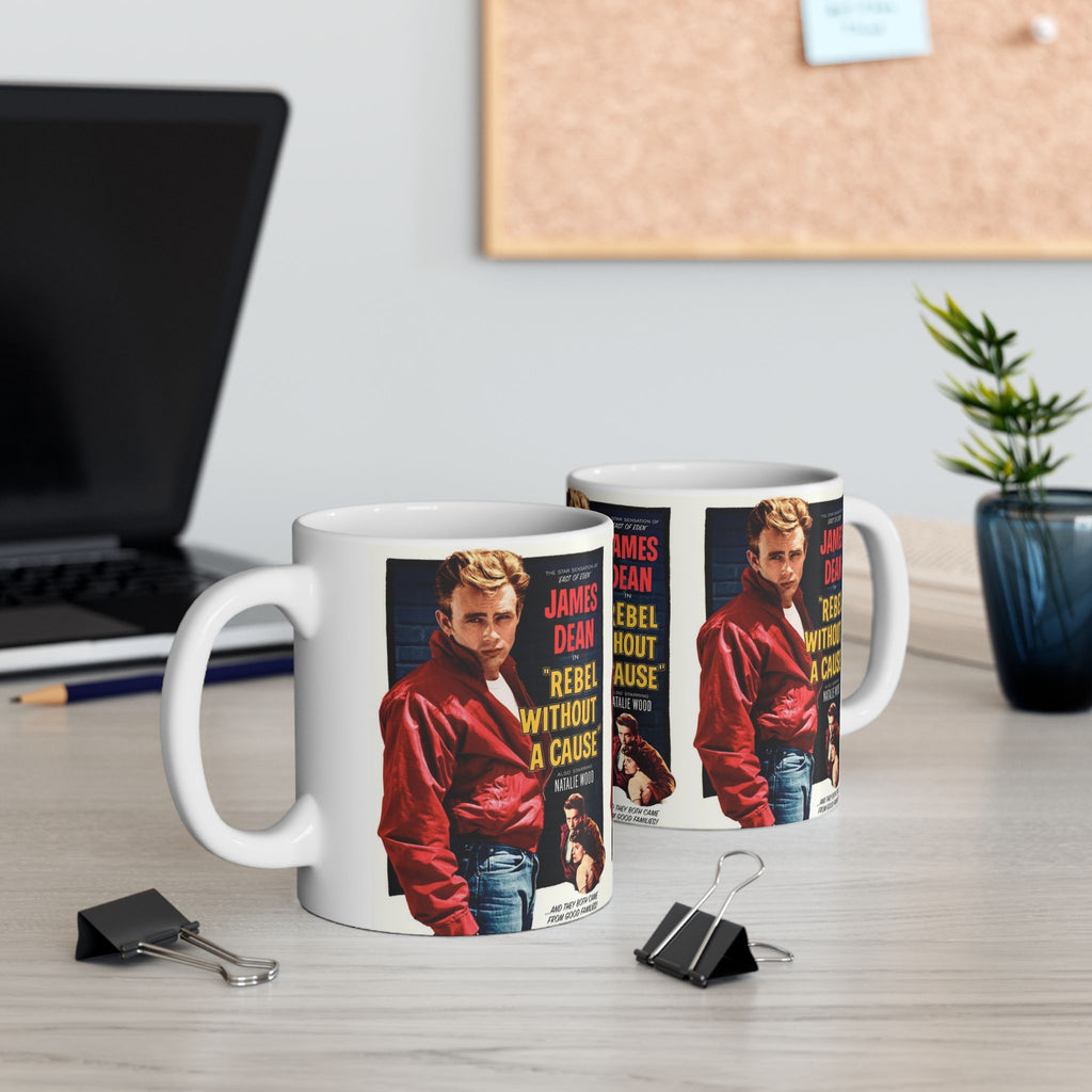 James Dean Rebel Without a Cause 11oz Coffee Mug | Vintage Film Poster