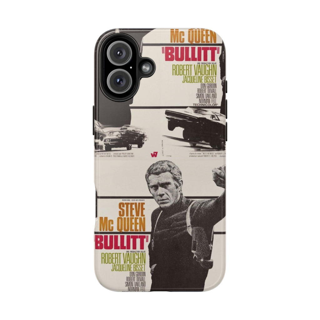 Steve McQueen Bullitt Movie Tough Phone Case | Classic Car Chase Film Phone Case