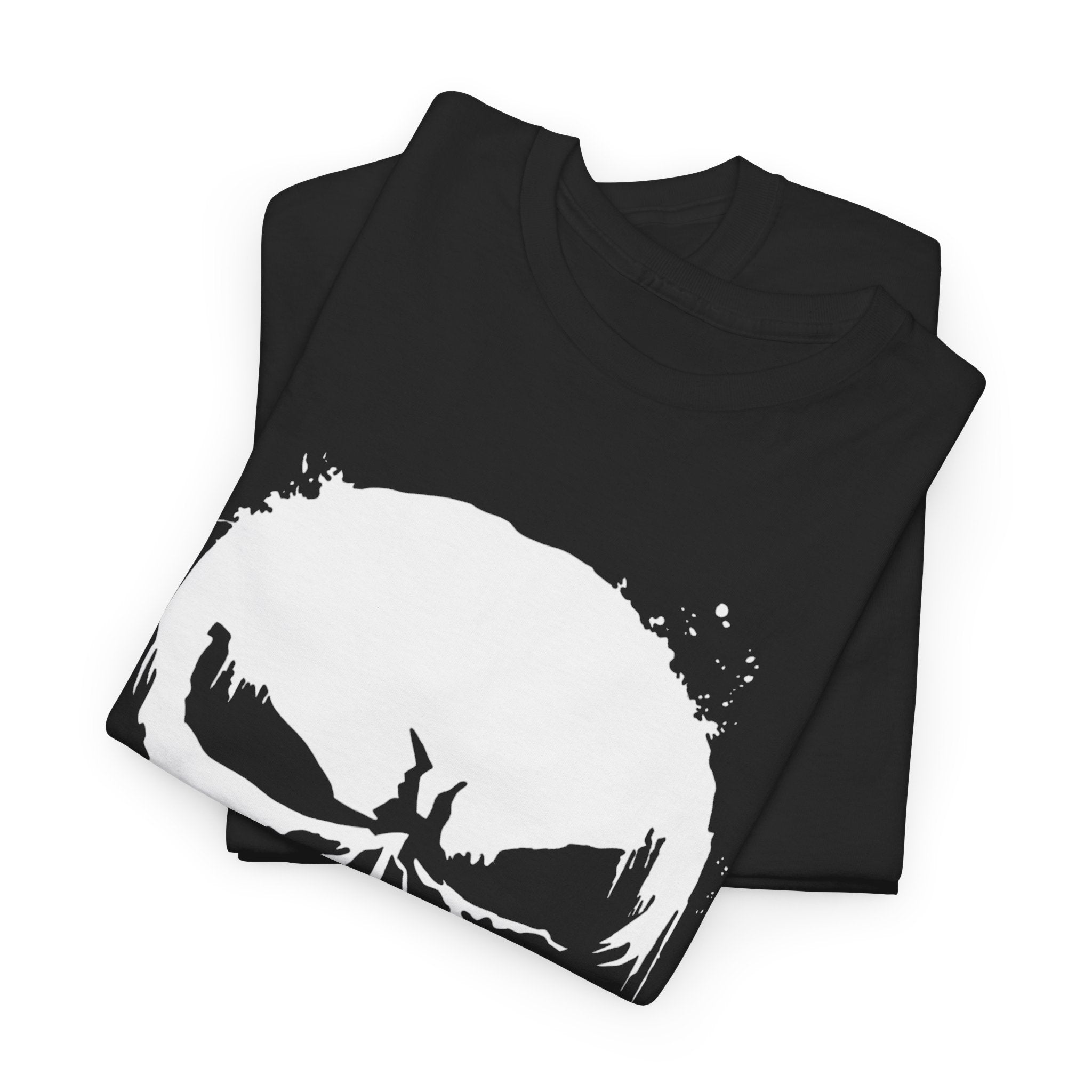 Unisex Punisher Inspired T-Shirt With Distressed Skull Custom Graphic (3 Colors)