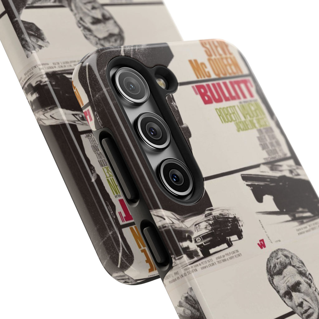 Steve McQueen Bullitt Movie Tough Phone Case | Classic Car Chase Film Phone Case