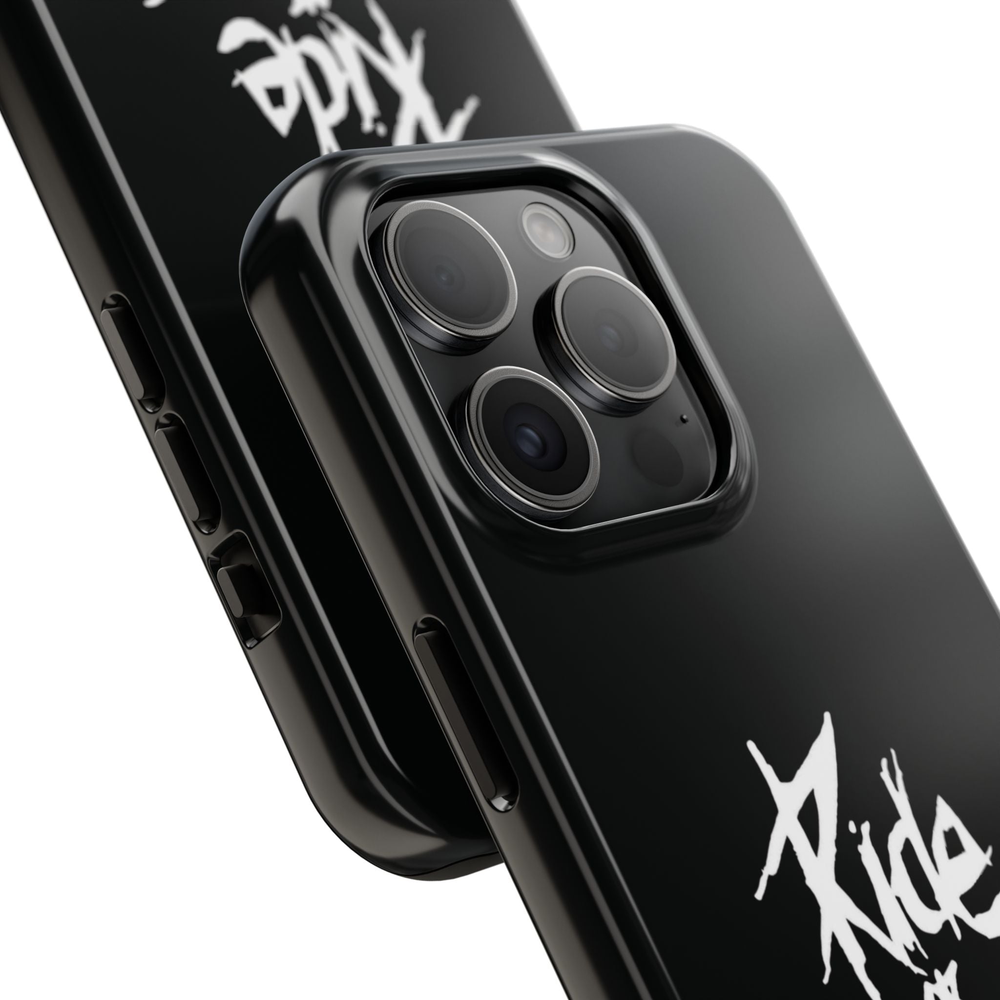 Ride or Die Skull Tough Phone Case | Edgy Script Biker Style Phone Case
