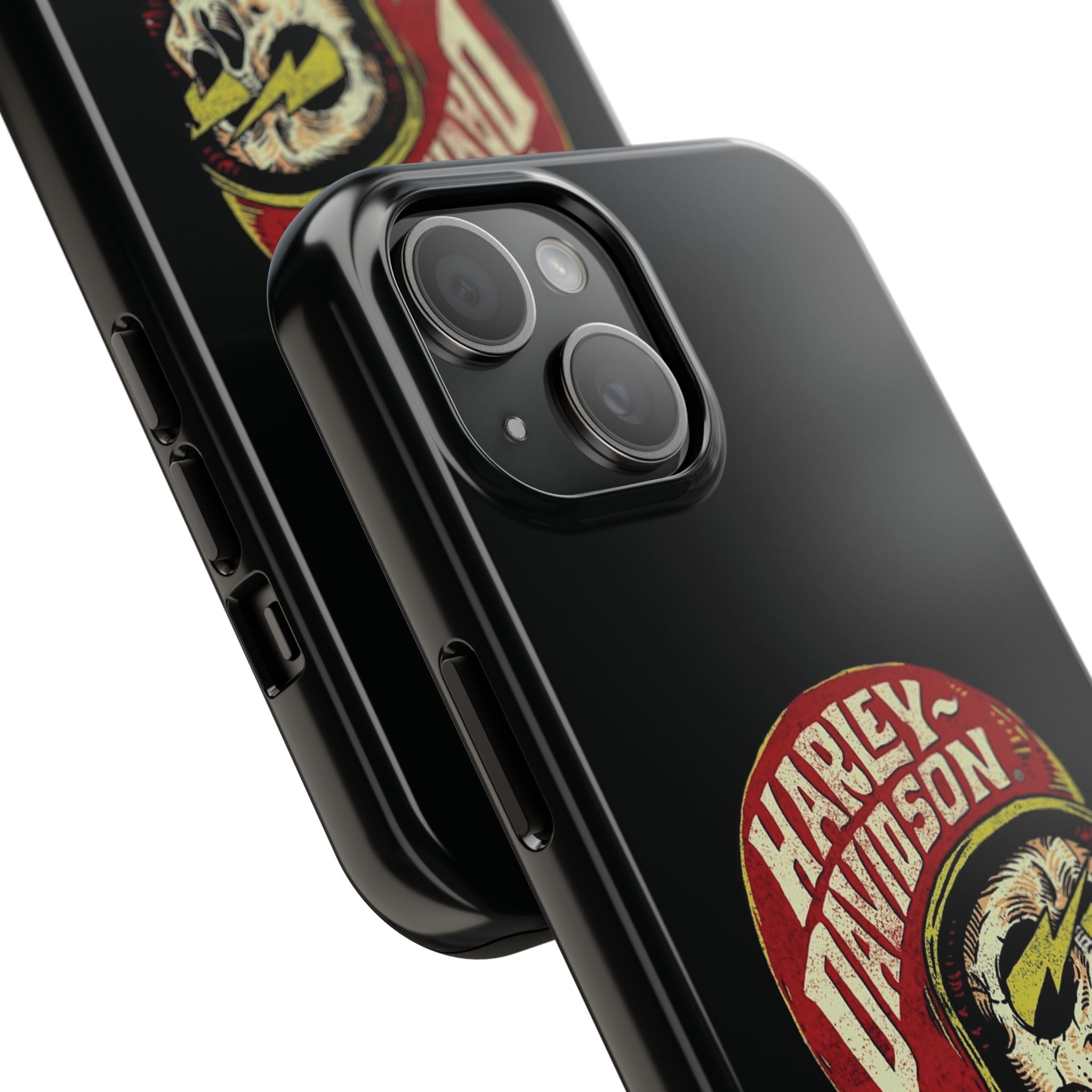 Skull Helmet Tough Phone Case | Vintage Motorcycle Biker Phone Case