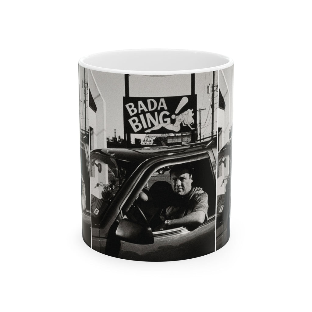 Tony Soprano Bada Bing Mug 11oz Ceramic Coffee Mug | The Sopranos Inspired Coffee Cup Gift for Crime Drama Fans