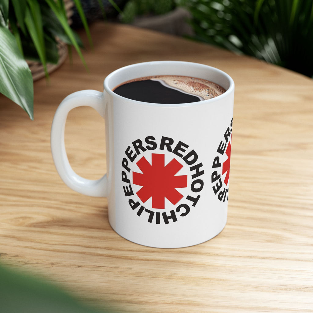 Red Hot Chili Peppers Mug 11oz Ceramic Coffee Mug | Ideal for Rock Music and RHCP Fans
