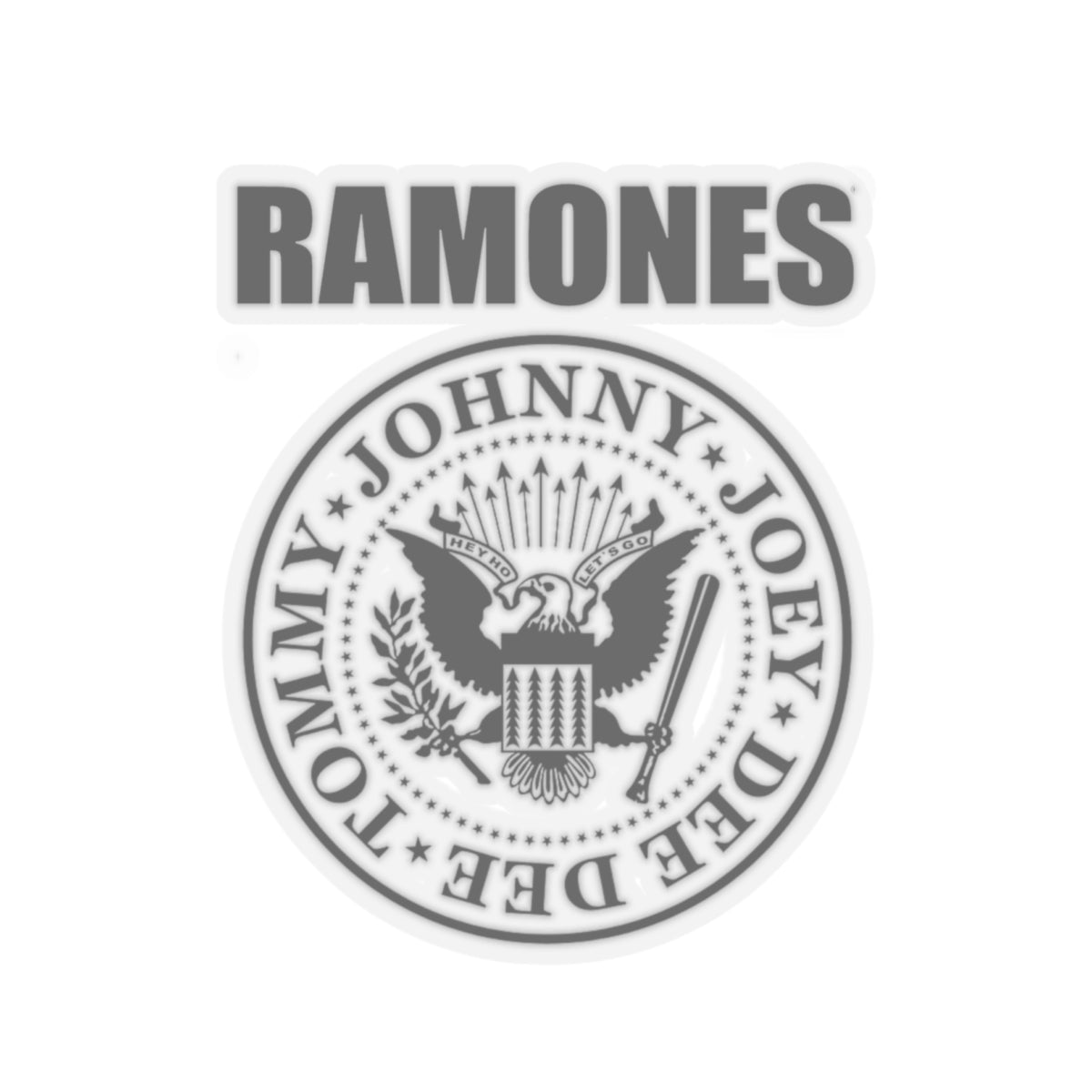 Ramones Vintage Punk Rock Band Custom Sticker | Classic CBGB Era (4 Sizes)