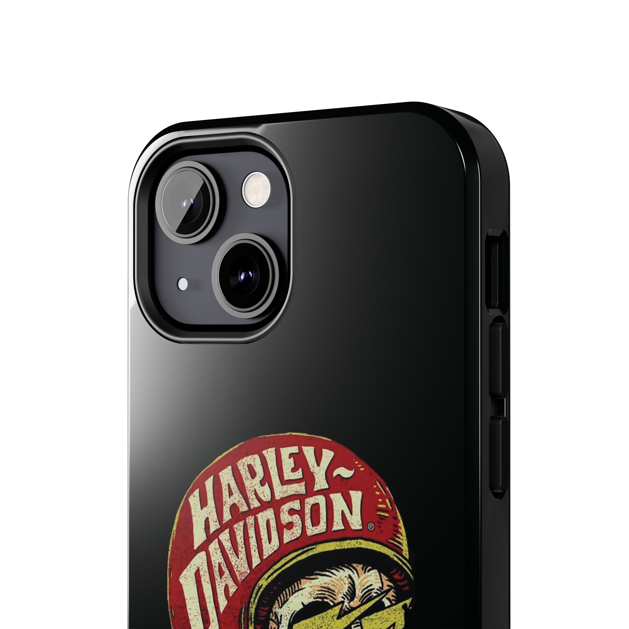 Skull Helmet Tough Phone Case | Vintage Motorcycle Biker Phone Case