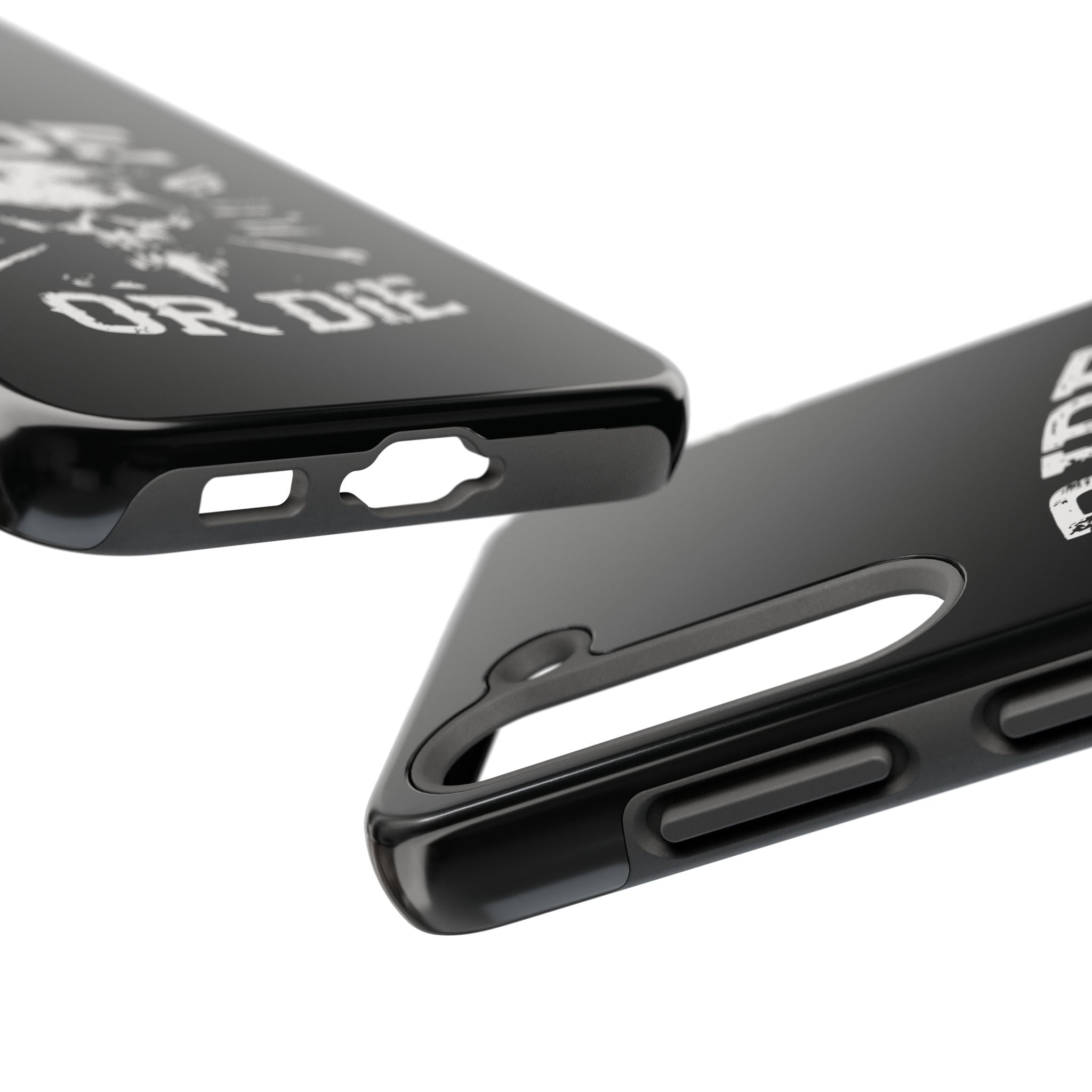 Ride or Die Skull Tough Phone Case | Biker Skull Graphic Phone Case