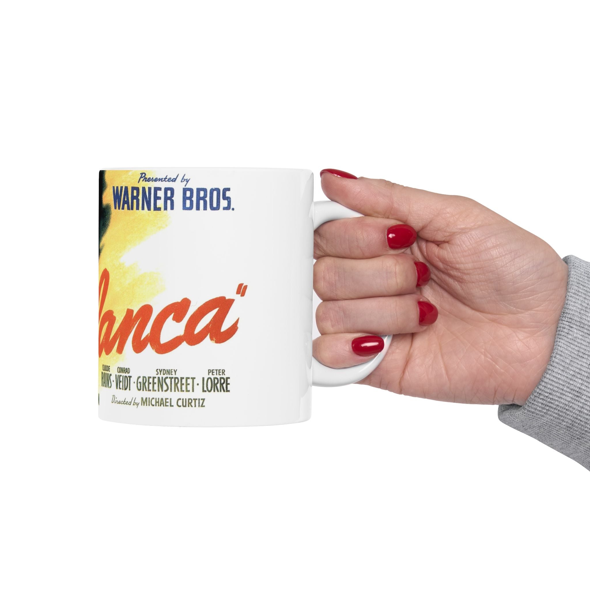 Casablanca Movie 11 oz Coffee Mug | Humphrey Bogart Ingrid Bergman Inspired Retro Hollywood