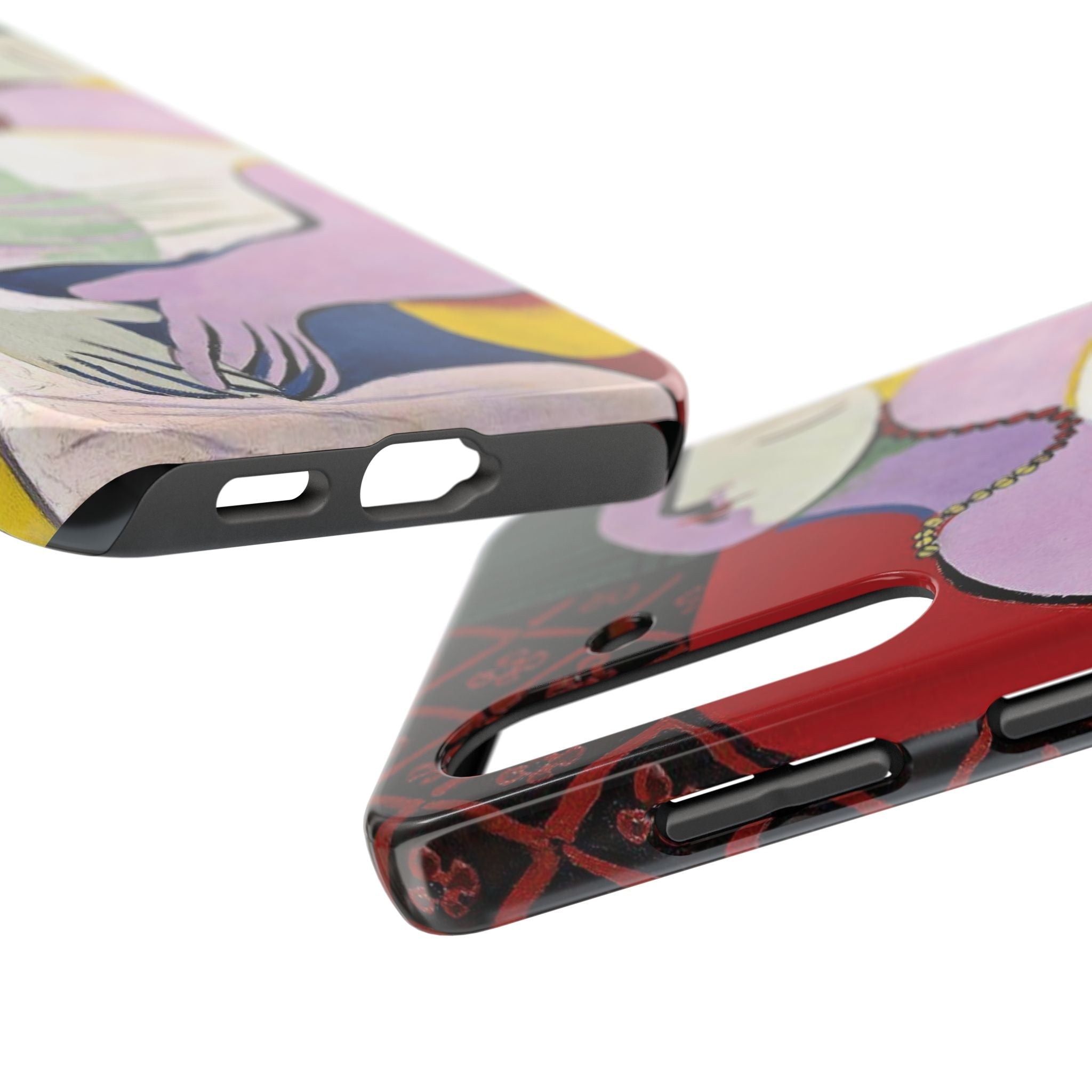 Picasso-Inspired Abstract Woman Tough Phone Case | Cubist Sleeping Woman Art Phone Case