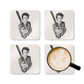 Clint Eastwood Dirty Harry Corkback Coaster Set (4 Pieces)