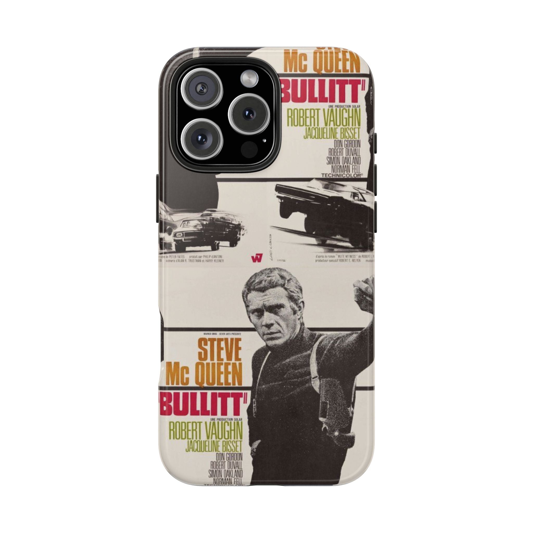 Steve McQueen Bullitt Movie Tough Phone Case | Classic Car Chase Film Phone Case