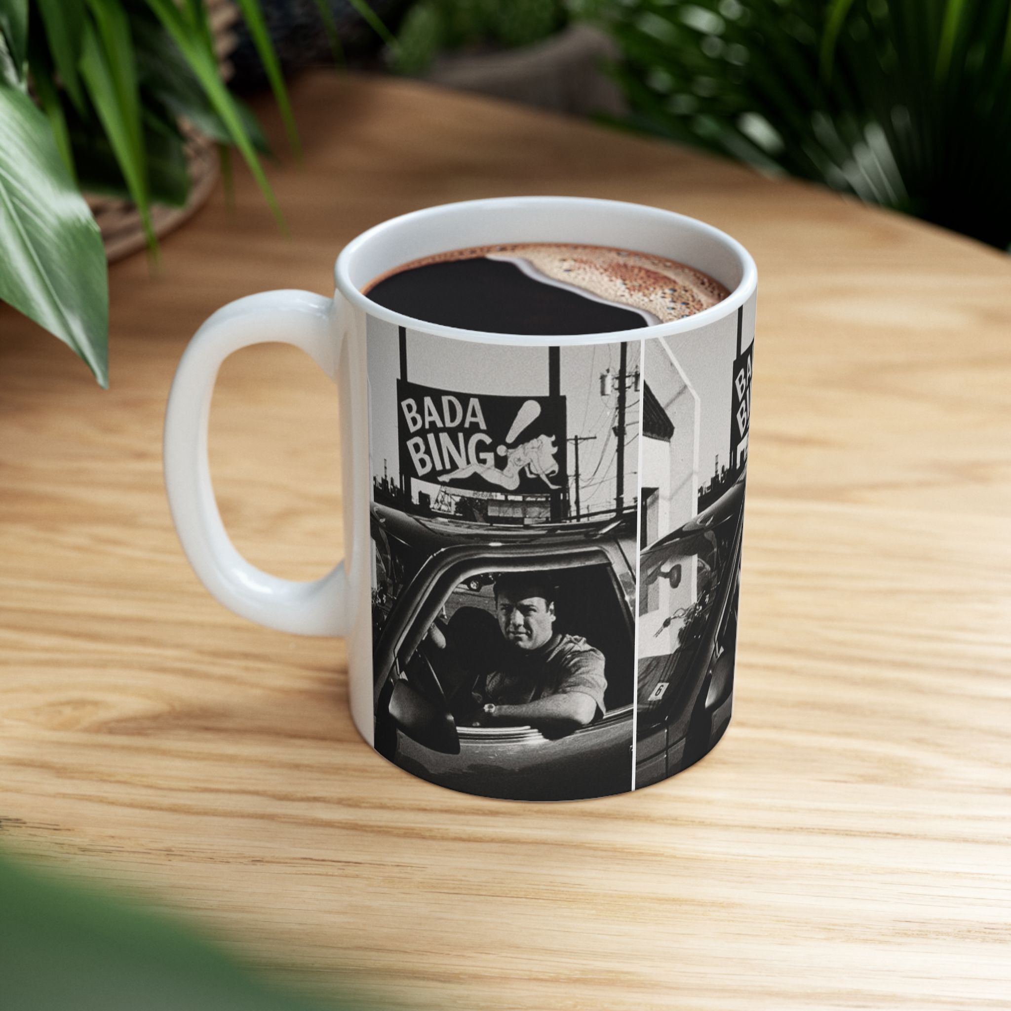 Tony Soprano Bada Bing Mug 11oz Ceramic Coffee Mug | The Sopranos Inspired Coffee Cup Gift for Crime Drama Fans