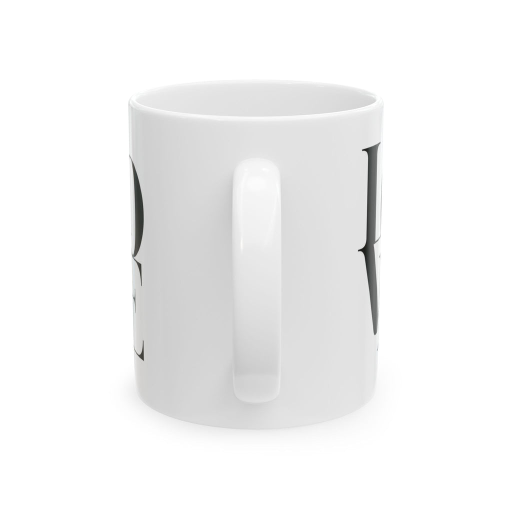 LOVE Typography Simplistic Design 11oz Coffee Mug | Perfect Gift for Lovers