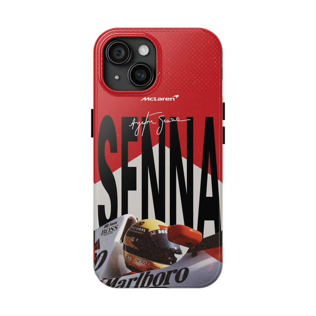 Ayrton Senna McLaren F1 Tough Phone Case | Formula 1 Racing Legend Phone Case