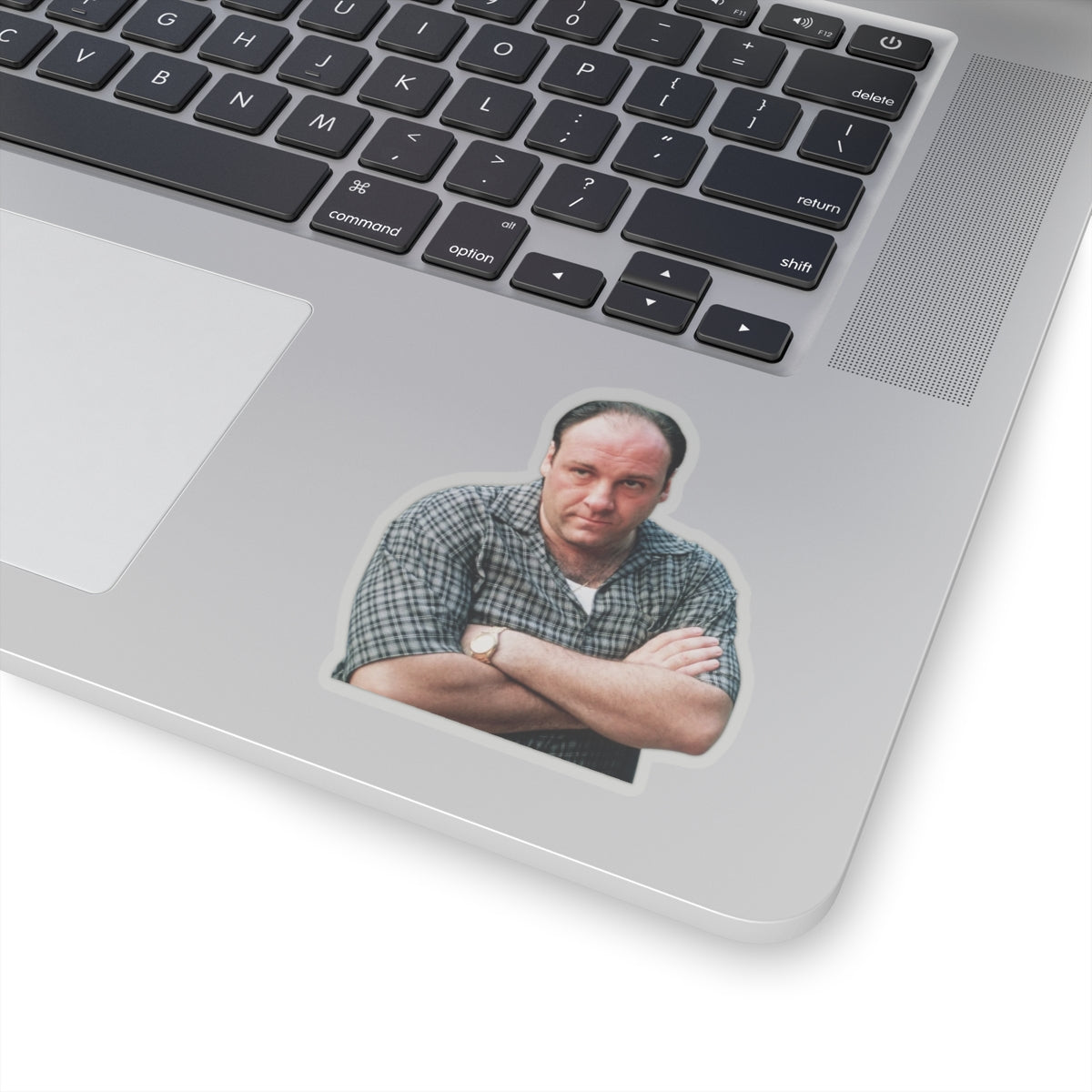 Tony Soprano Inspired Custom Sticker | Classic Side-Eye Mafia Boss Look (4 Sizes)