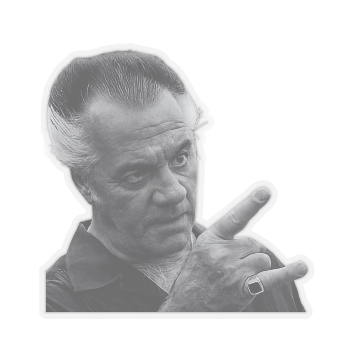 Tony Sirico as Paulie Gualtieri Sticker from the iconic TV Series Sopranos (4 Sizes)