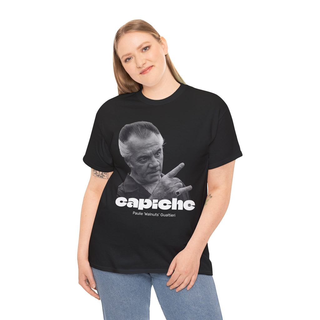 Unisex Paulie Walnuts Gualtieri Capiche Custom Design T-Shirt | One-of-a-Kind Mafia Style Graphic Tee