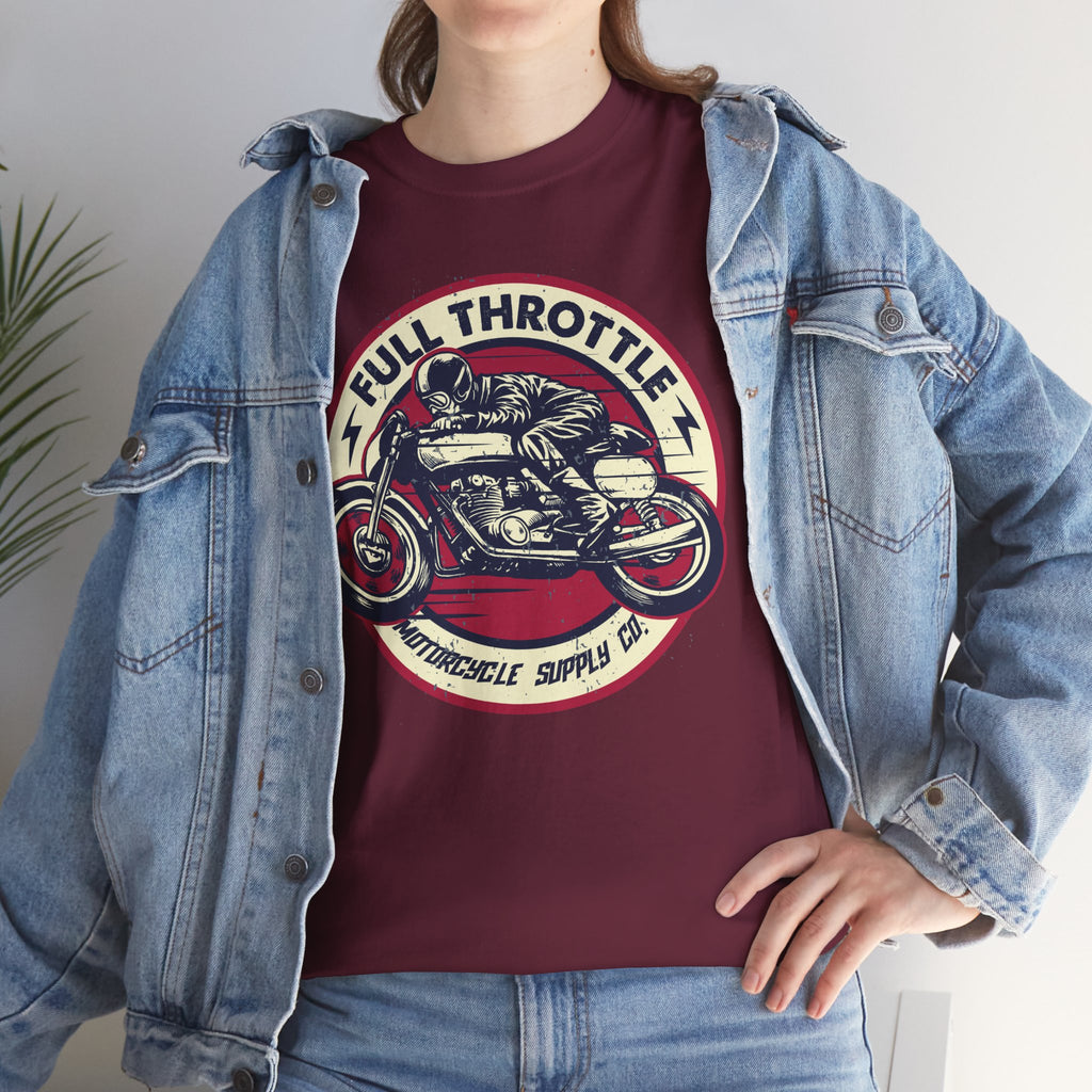 Unisex Full Thorotle Custom Graphic Motorcycle T-Shirt (5 Colors)