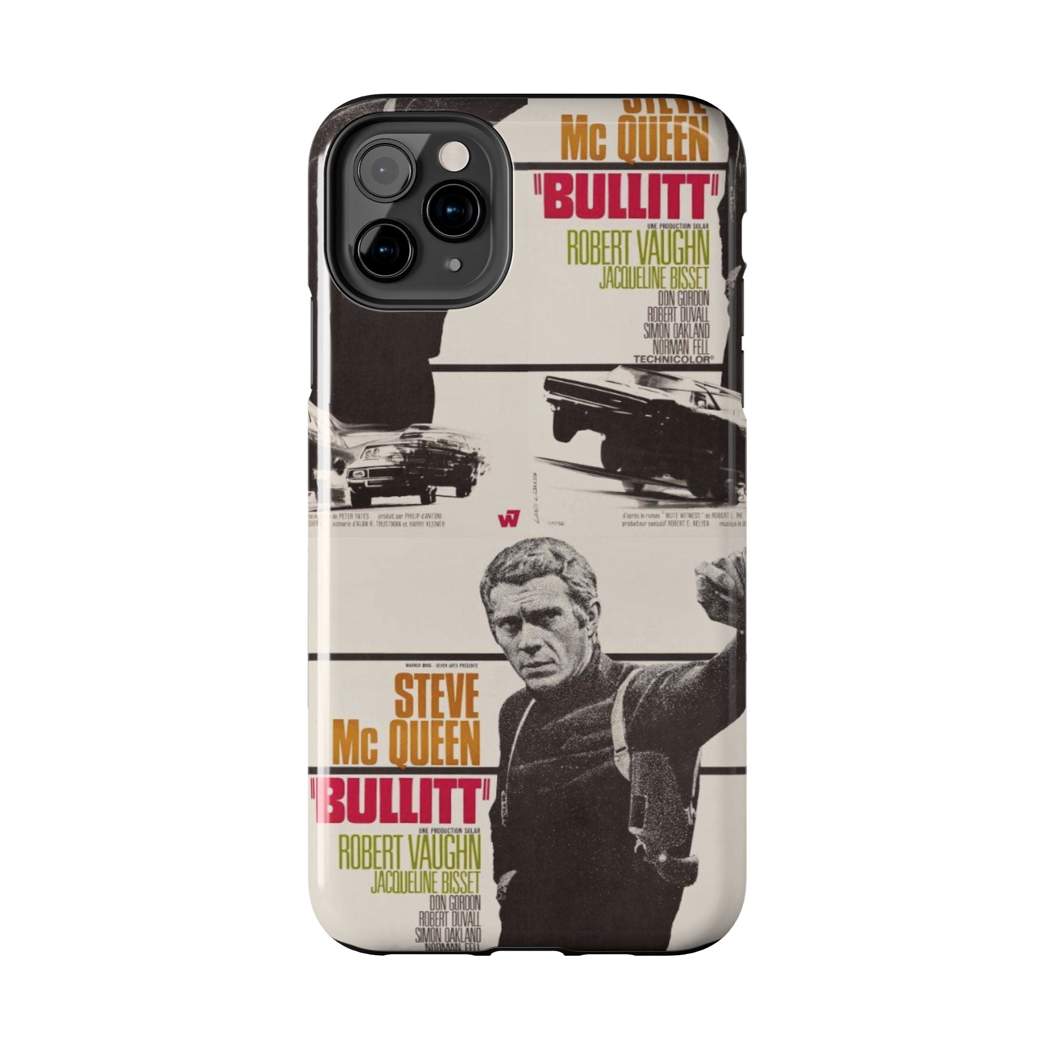 Steve McQueen Bullitt Movie Tough Phone Case | Classic Car Chase Film Phone Case