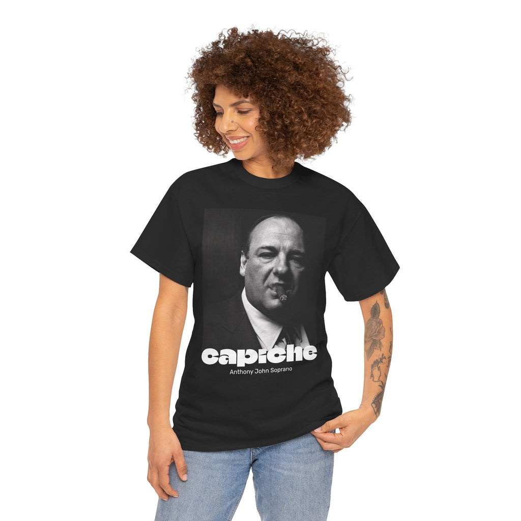 Unisex Tony Soprano Capiche Custom Design T-Shirt | One-of-a-Kind Mafia Style Graphic Tee