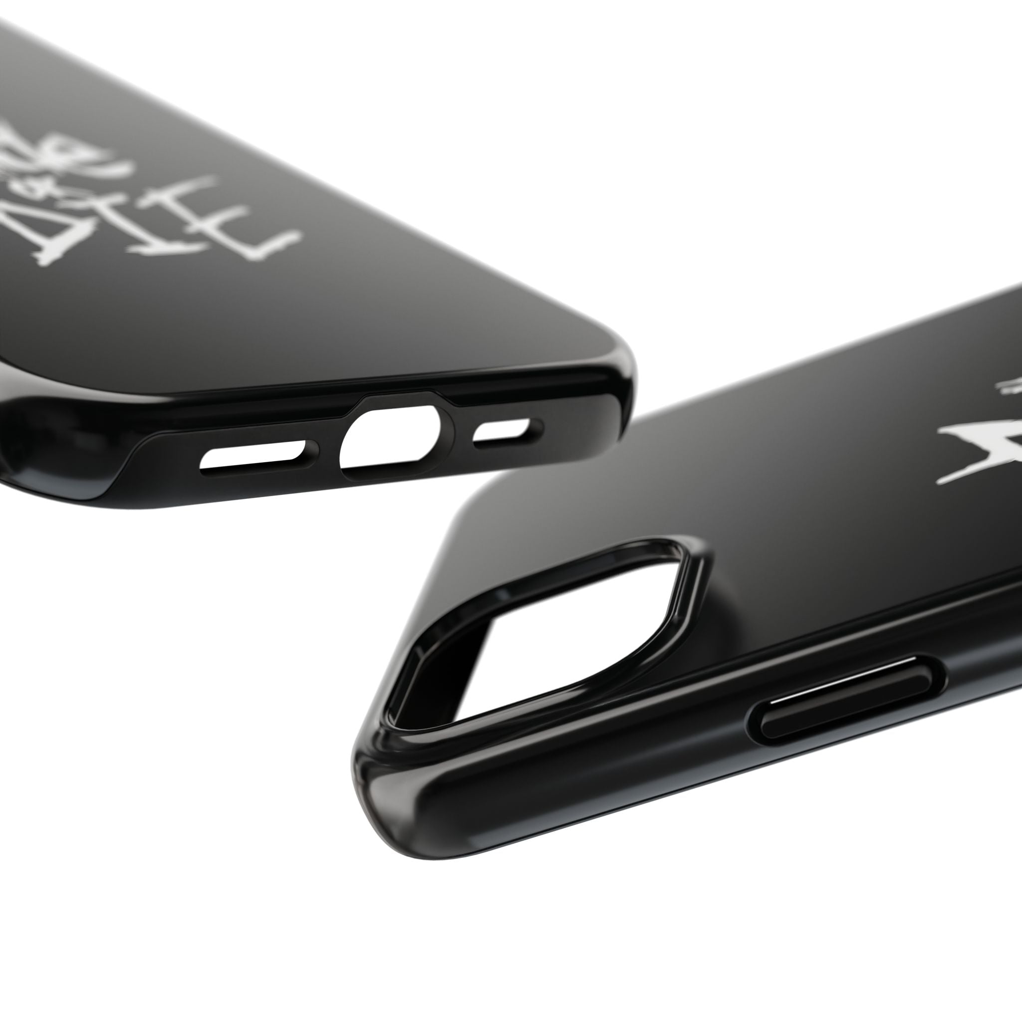Ride or Die Skull Tough Phone Case | Edgy Script Biker Style Phone Case