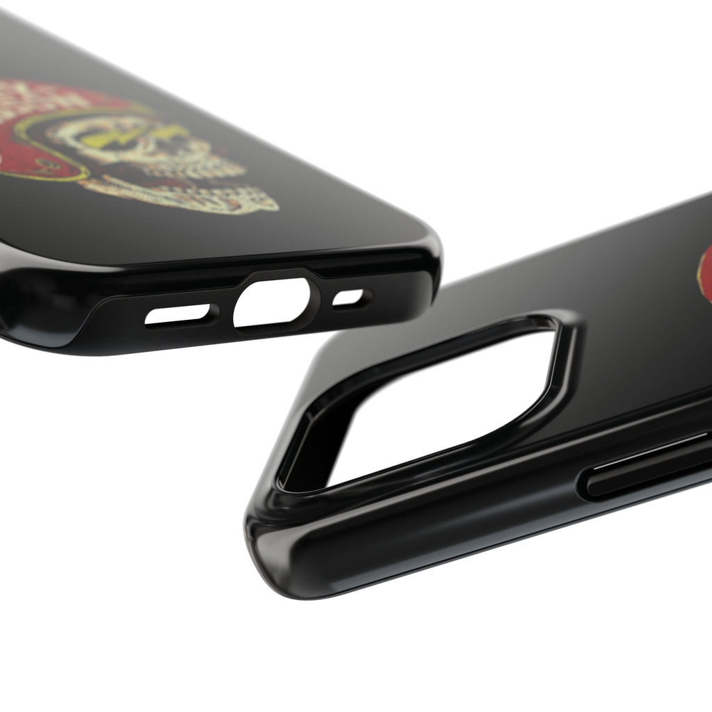 Skull Helmet Tough Phone Case | Vintage Motorcycle Biker Phone Case