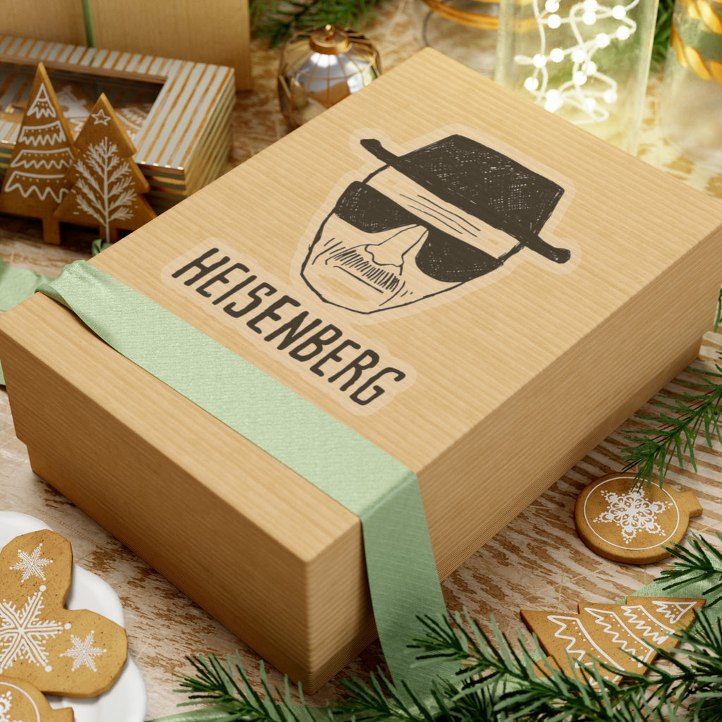 Breaking Bad Heisenberg Custom Sticker With Walter White illustration (4 Sizes)