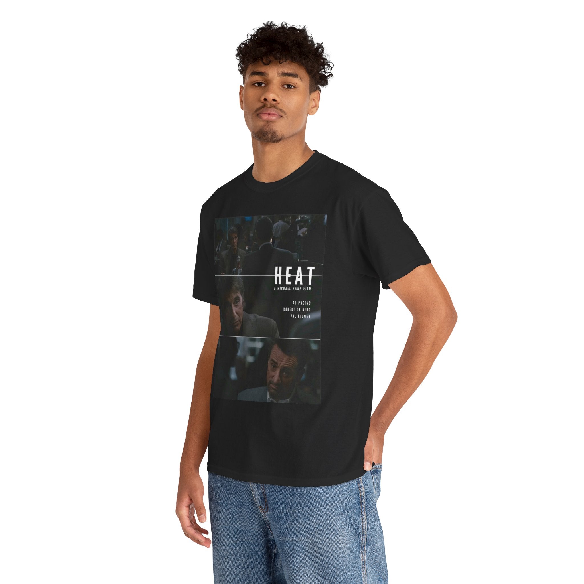 Unisex Heat Movie Custom Design T-Shirt Staring Al Pacino and Robert De Niro