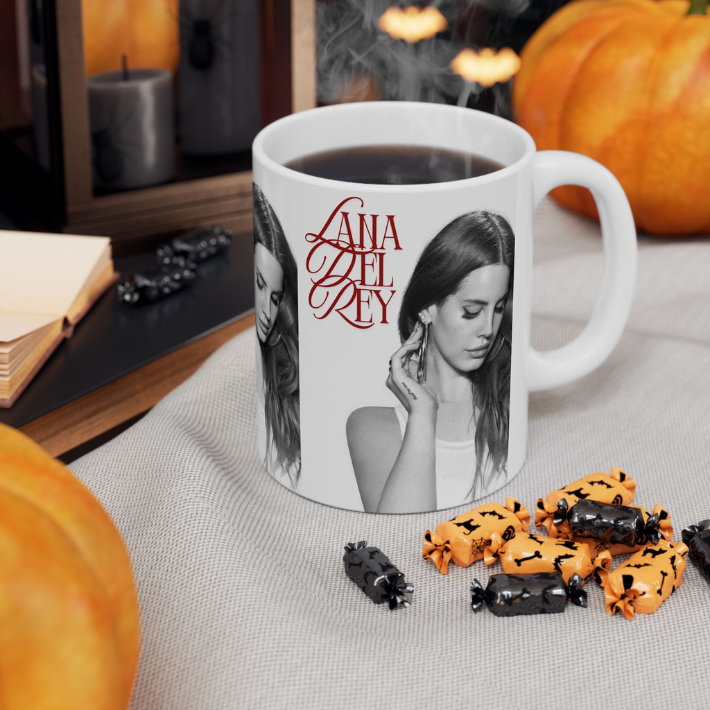 Lana Del Rey 11oz Ceramic Coffee Mug | Indie Pop Singer Coffee Cup Gift for Music Lovers