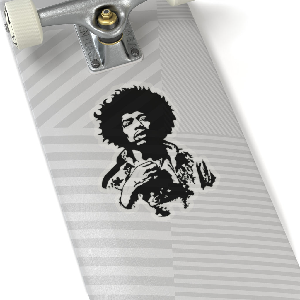 Jimi Hendrix Vintage Rock Sticker | Psychedelic Guitar Legend Vinyl Decal (4 Sizes)