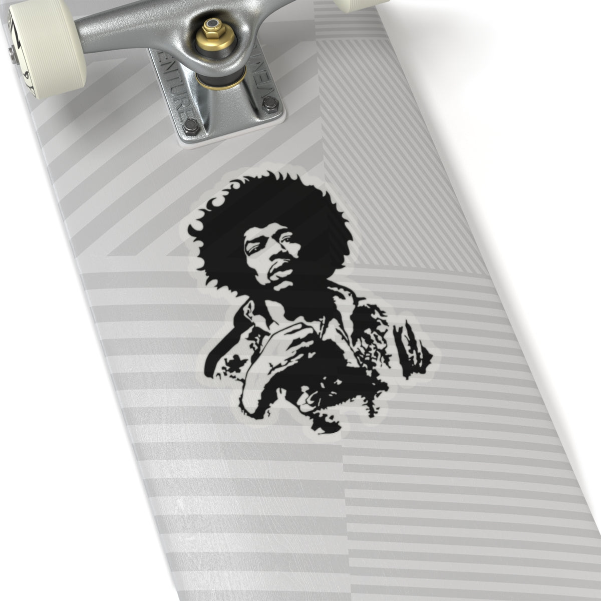 Jimi Hendrix Vintage Rock Sticker | Psychedelic Guitar Legend Vinyl Decal (4 Sizes)