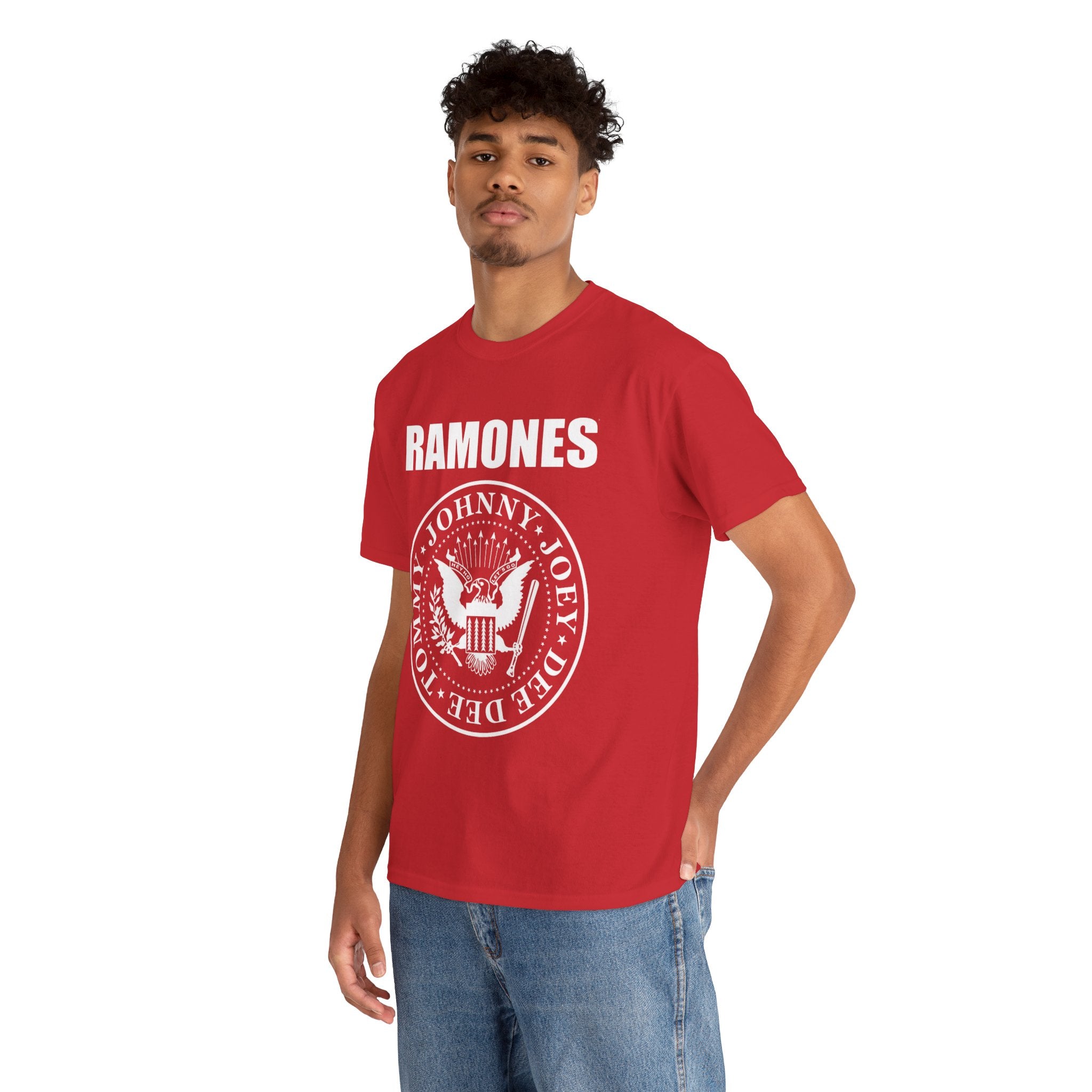 Unisex Ramones Inspired Punk Rock Band Vintage Tee | Joey Johnny Dee Dee Tommy Ramone Fan Shirt