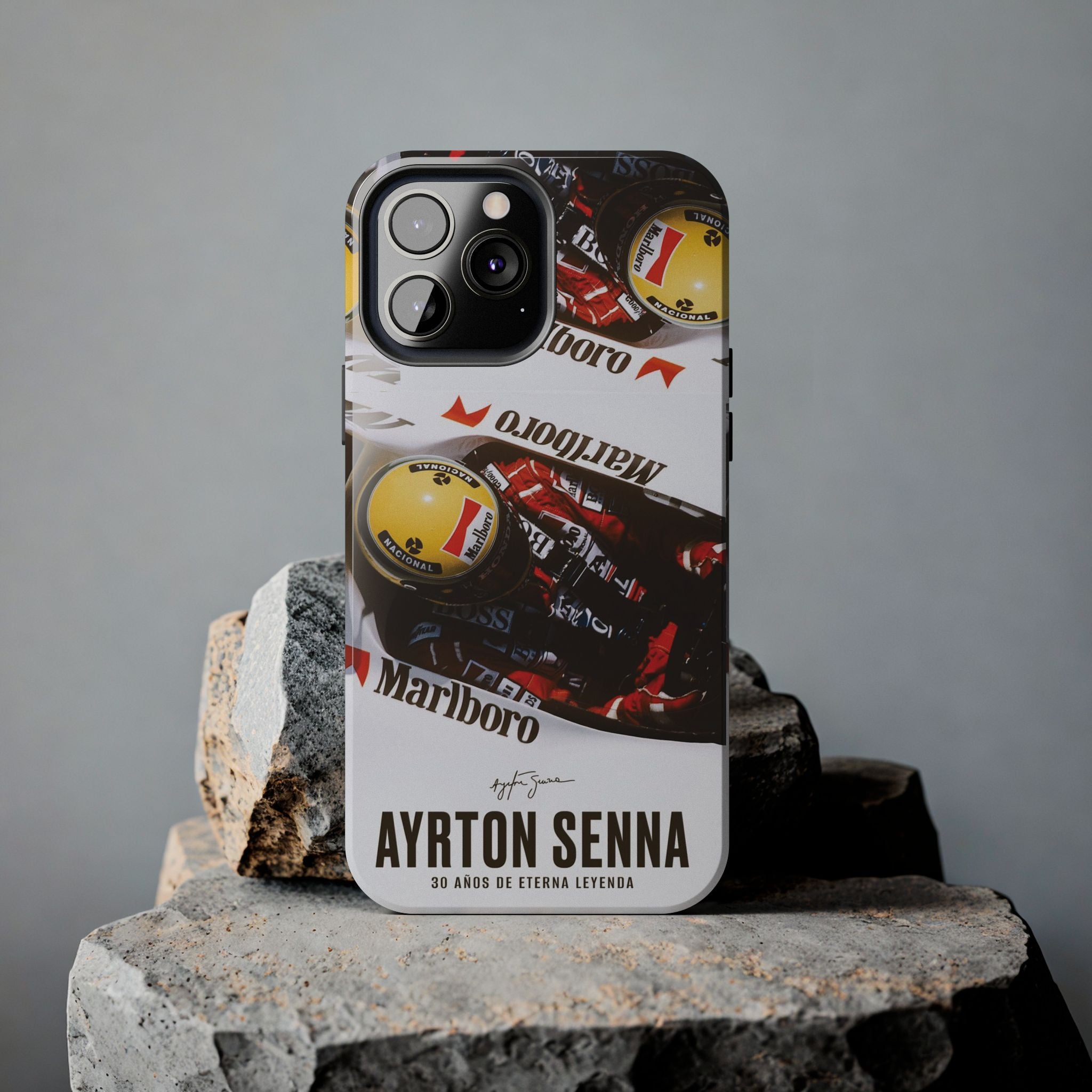 Ayrton Senna McLaren F1 Tough Phone Case | F1 Racing Legend Accessory