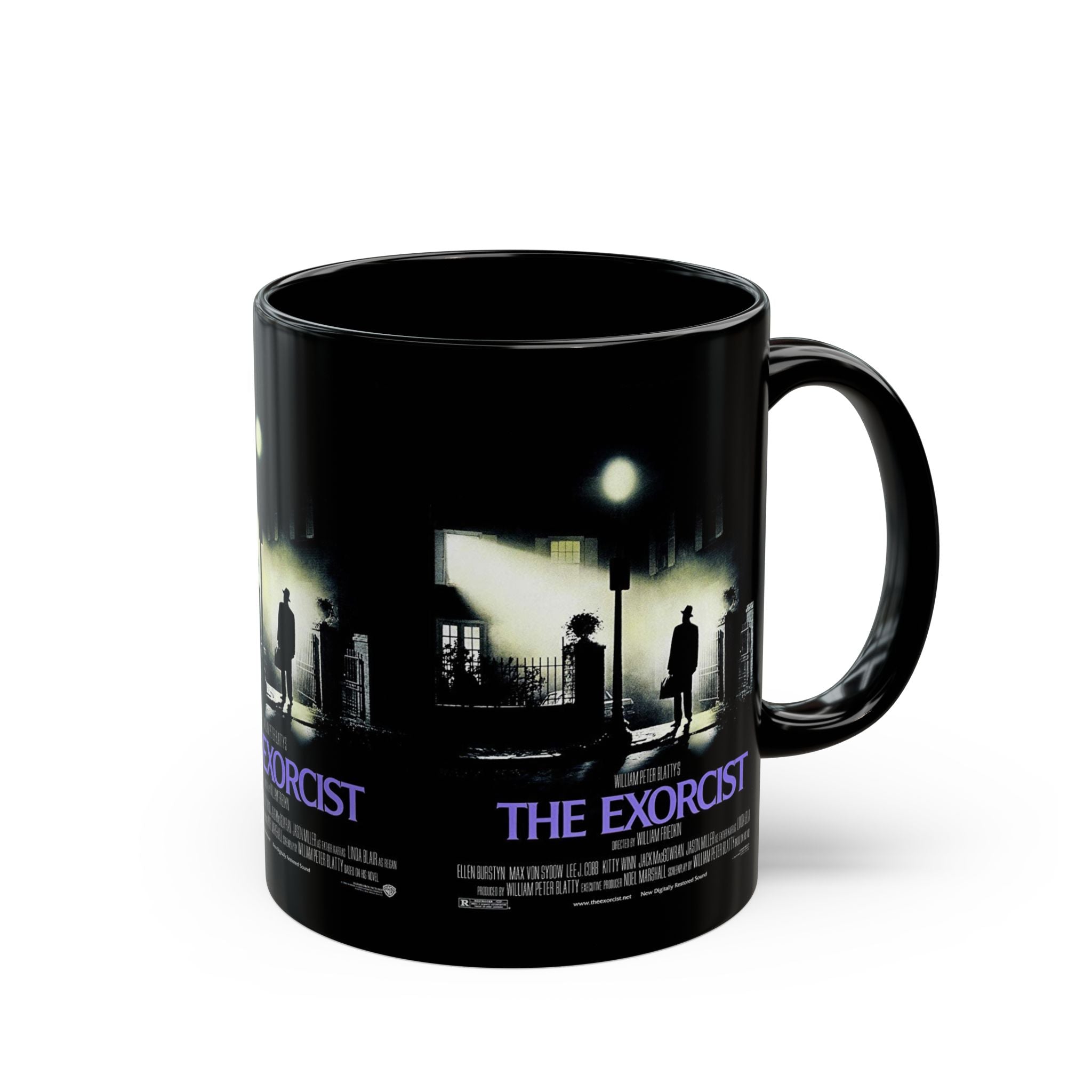 The Exorcist Movie Classic Horror Film 11oz Black Coffee Mug