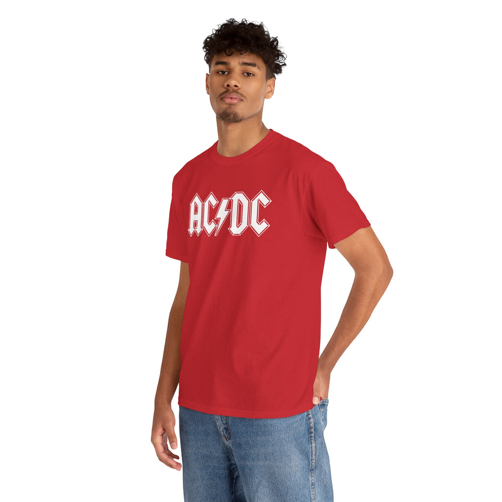 Unisex AC/DC Hard Rock band inspired with a custom batch T-Shirt (4 Colors)