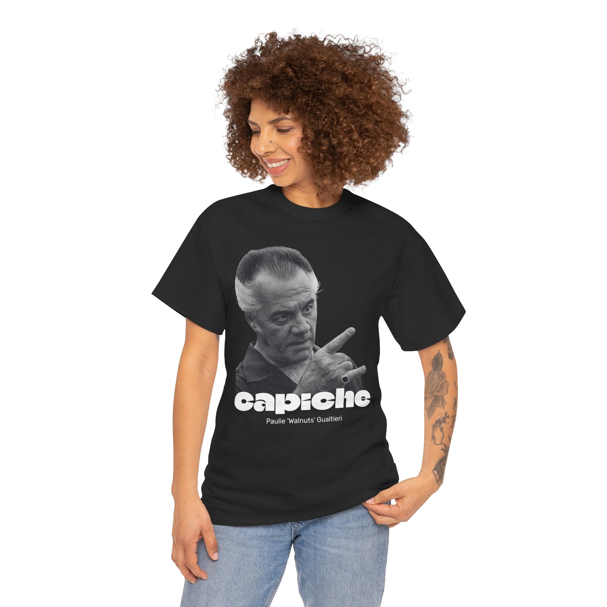 Unisex Paulie Walnuts Gualtieri Capiche Custom Design T-Shirt | One-of-a-Kind Mafia Style Graphic Tee
