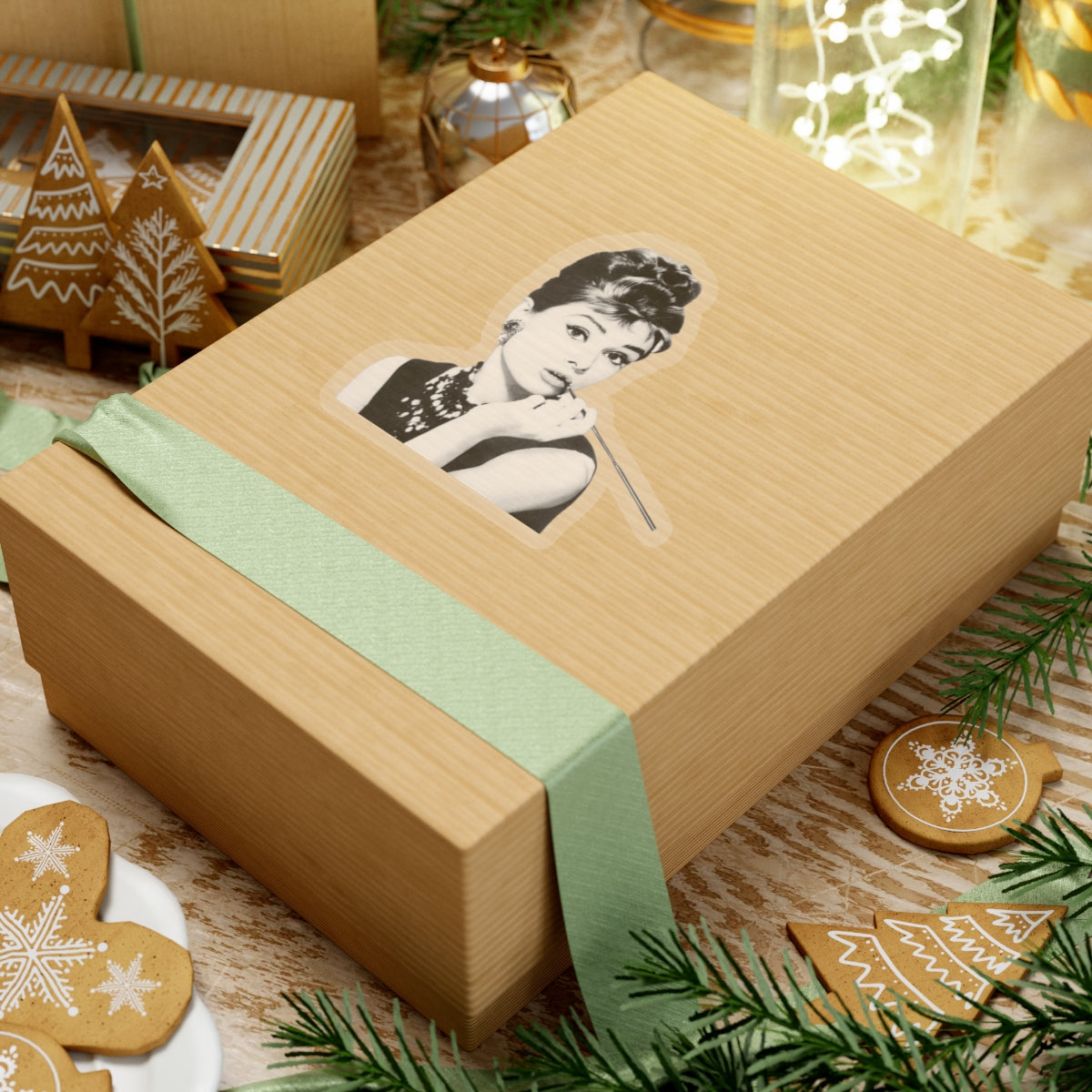 Audrey Hepburn Classic Hollywood Custom Stickers (4 Sizes)