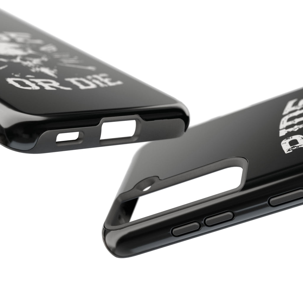 Ride or Die Skull Tough Phone Case | Biker Skull Graphic Phone Case