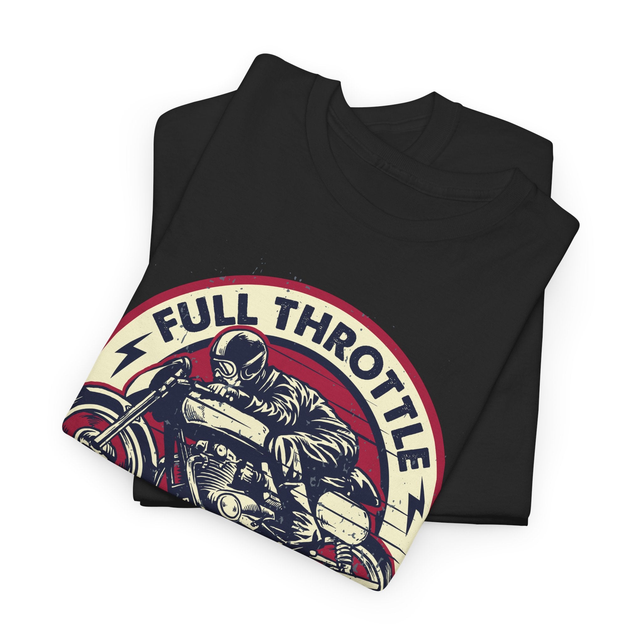 Unisex Full Thorotle Custom Graphic Motorcycle T-Shirt (5 Colors)