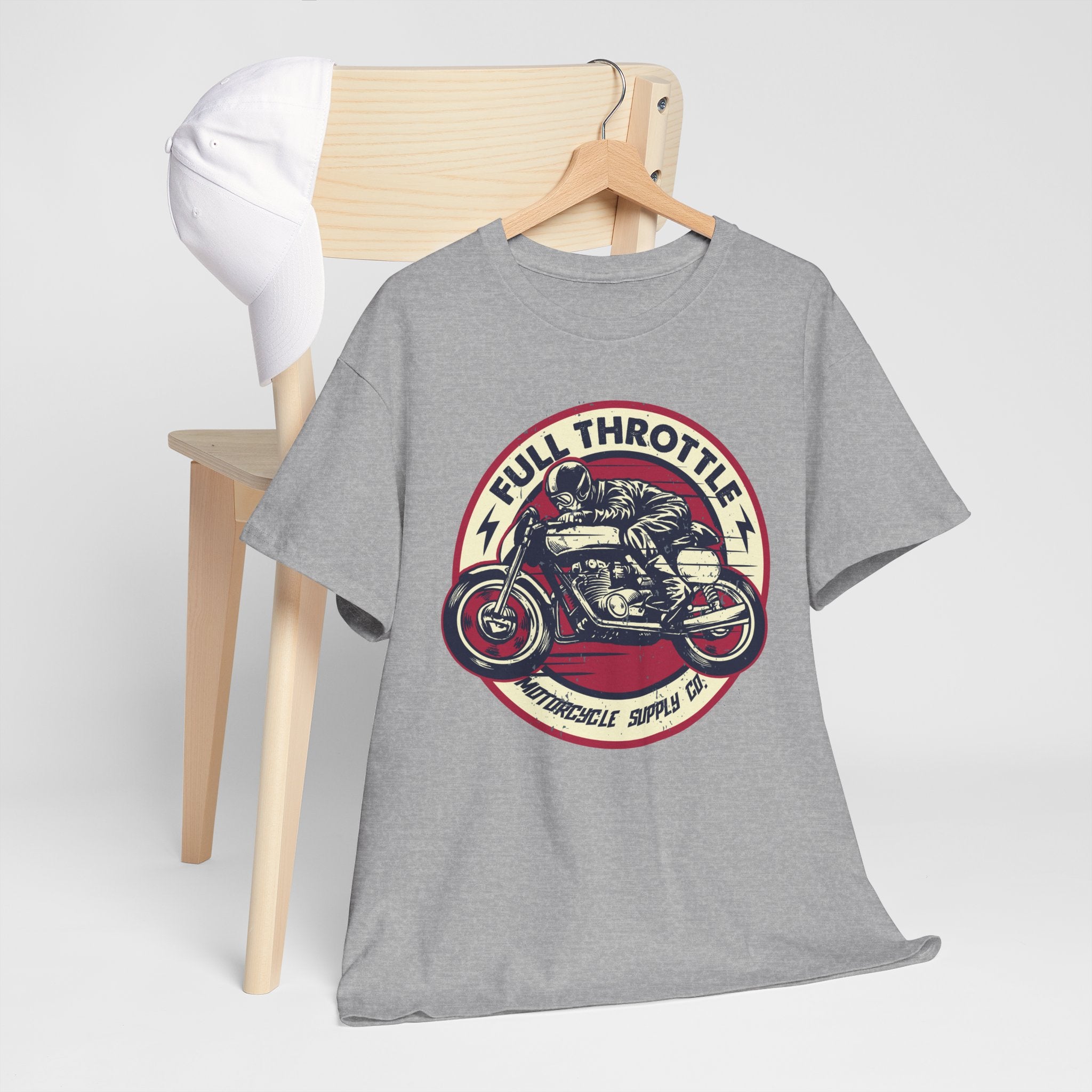 Unisex Full Thorotle Custom Graphic Motorcycle T-Shirt (5 Colors)