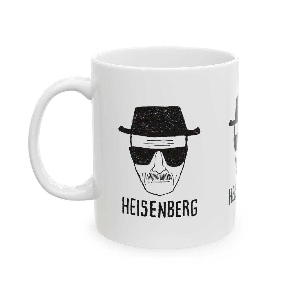 Breaking Bad Heisenberg 11oz Mug  Inspired Coffee Cup With Walter White Drawing