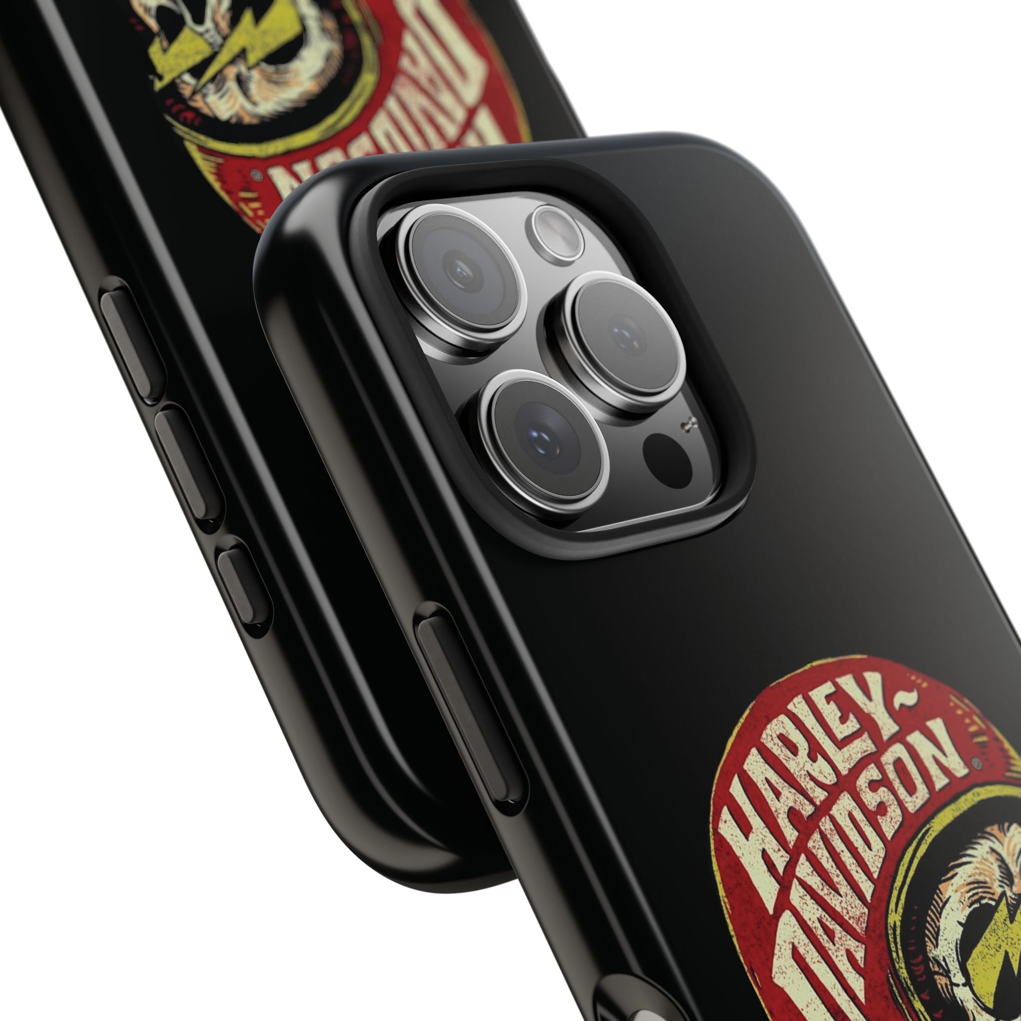 Skull Helmet Tough Phone Case | Vintage Motorcycle Biker Phone Case