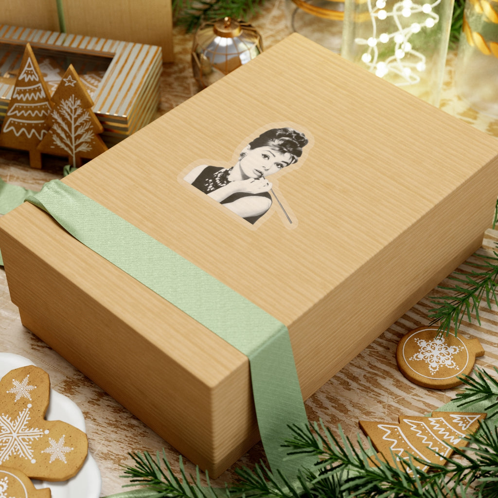 Audrey Hepburn Classic Hollywood Custom Stickers (4 Sizes)